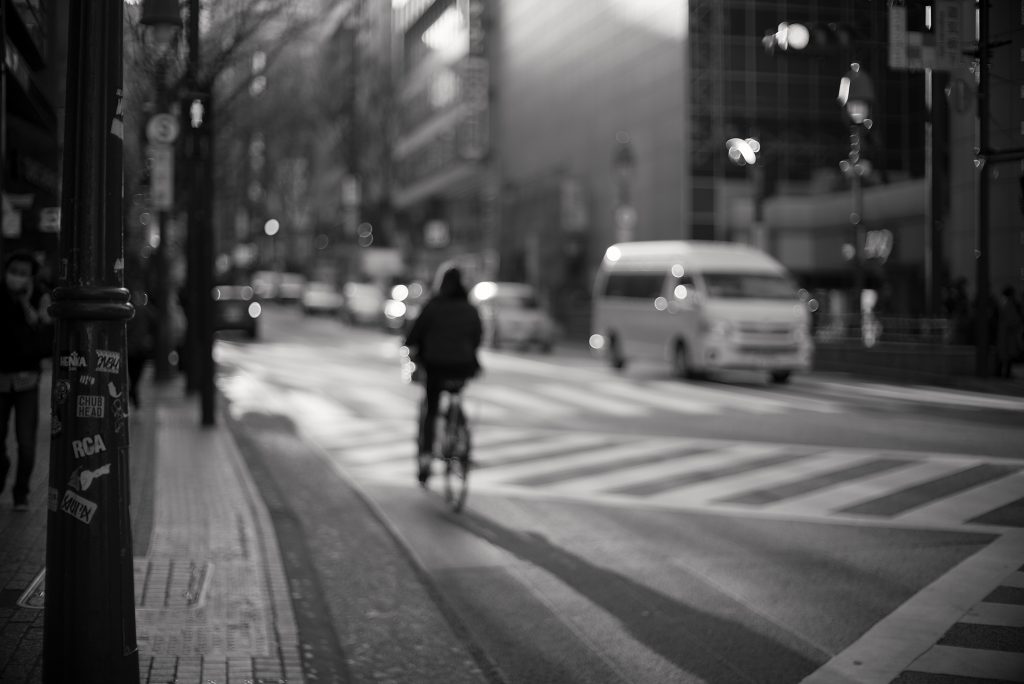 twilight bicycle