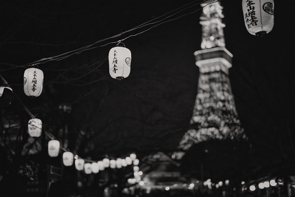 提灯と東京タワー