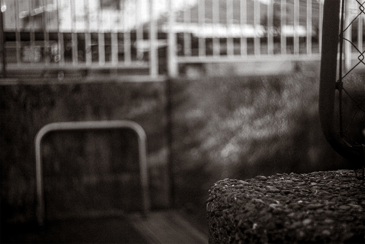 冬の夕日とズマール　f2.8くらい